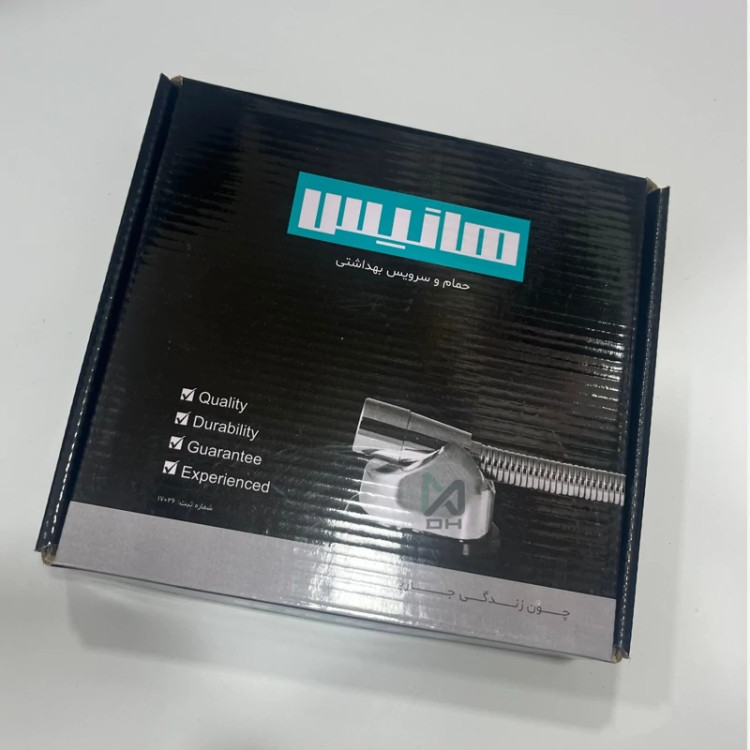 شلنگ دوش استیل کروم زینک(نیمه فلزی)